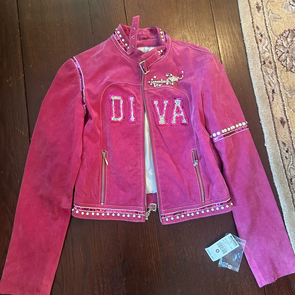 Wilsons Leather Pink Jacket